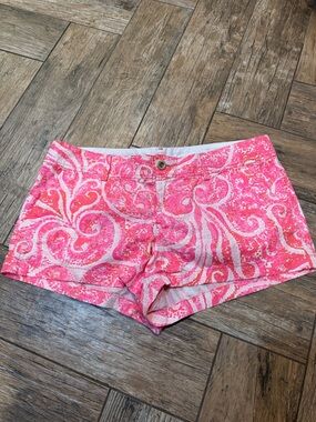 Lilly Pulitzer Pink Print Walsh Short Size 16